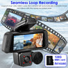 1080P FHD 3 Channel WiFi Dash Cam 170 Degree Wide Angle Triple Car Camera With IR Night G Sensor Motion Detection Loop Recording App Control Support 128G Max - Image 4