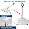 Clear Dog Umbrella for Small Breeds - Image 4
