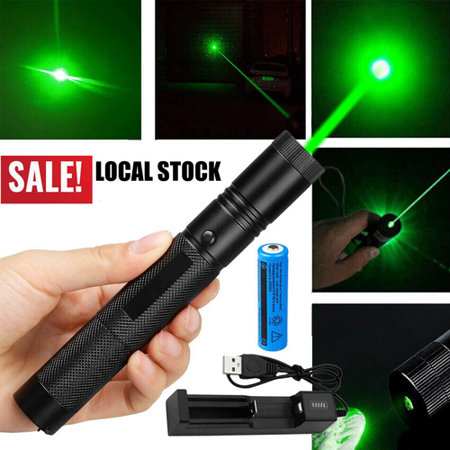 Green Laser Pointer — USB Rechargeable, 9900M Range