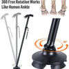 LED Walking Stick Cane with Pivoting Base - Image 2