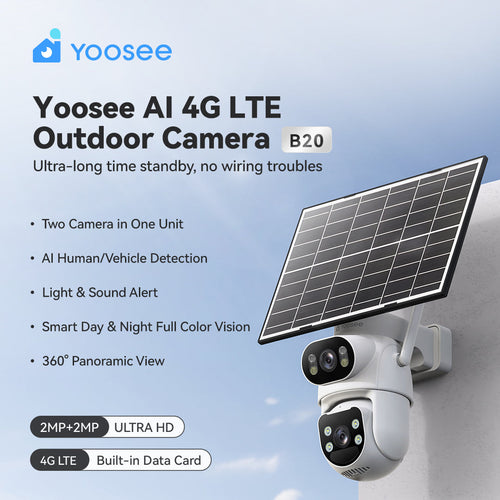 Smart 4G LTE Battery Outdoor PTZ Camera