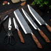 6 PCS Steel Kitchen Knife Set - Image 4