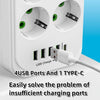 8-Way Power Strip with USB - Image 5