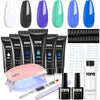 Polygel Nail Kit with UV Nail Lamp - Image 1