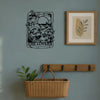 Gothic Style Skull Couple Metal Wall Art - Image 2