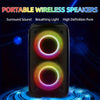 Wireless Speaker with Subwoofer and Disco Light - Image 7